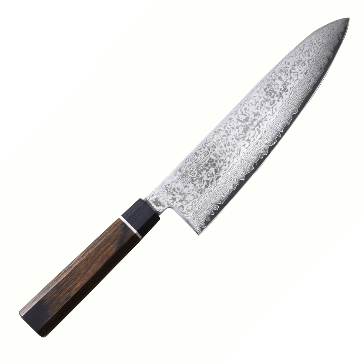Нож кухонный Шеф (200мм) SUNCRAFT SENZO BLACK BD-05